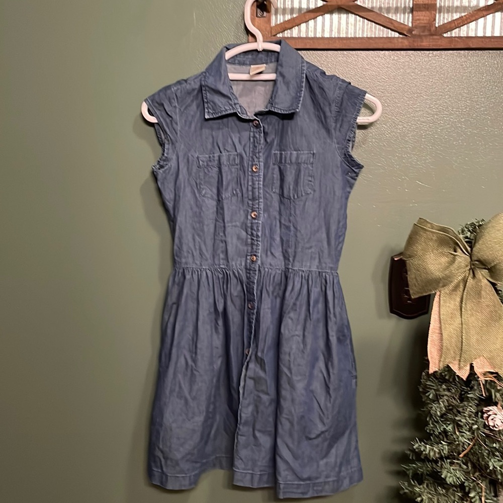 Youth girls size 12 Jean dress